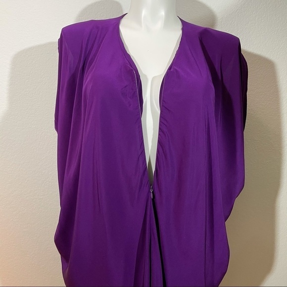 Kinwolfe washable Silk pre post Maternity bump Nursing dress tunic m medium - Picture 7 of 9